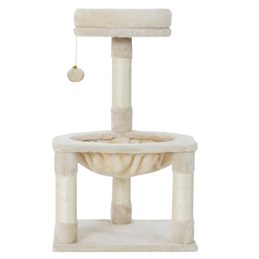 i.Pet Cat Tree 69cm Scratching Post Tower Scratcher Wood Condo House